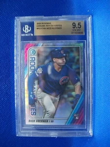 NICO HOERNER 2020 Bowman Chrome ROY Favorites #NH BGS GEM MINT 9.5 Cubs RC - Picture 1 of 1
