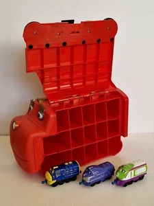 Chuggington Train Storage Carry Case With 3 Die Cast Trains Engines Toy Storage  - Picture 1 of 6