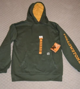 Sudadera con Capucha Yellowstone Serie de TV Unisex Heavy Blend™ Verde Bolsillo Frontal - Imagen 1 de 9