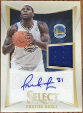 2012-13 Select Rookie Jersey Autograph Festus Ezeli #294 #’d 212/399