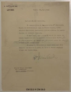RSI Xa FLOTTIGLIA MAS LETTERA AUTOGRAFA ARILLO ALLA FAMIGLIA CARABELLI 1944 RSI - Picture 1 of 8