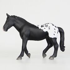 CollectA Model Horse Toy Figure Black Appaloosa Sugarbush Draft Mare