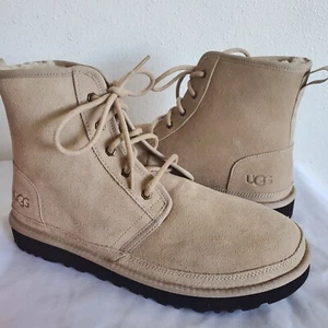 NWOB MENS SIZE 12 SAND UGG NEUMEL HIGH SUEDE LINED LACE-UP CHUKKA BOOTS 1130711 - Picture 1 of 4