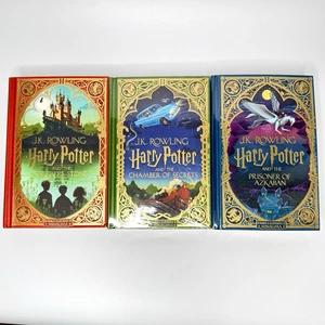 Harry Potter MinaLima Bücher Band 1-3 Set Zauberkammer Askaban HC Illustriert - Bild 1 von 3