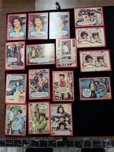 Trading Cards Welcome Back Kotter John Travolta Cards Lot 17x Vintage - Picture 1 of 4