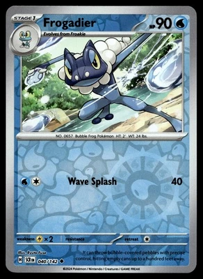 FROGADIER 40/142 UNCOMMON STELLAR CROWN POKEMON - Image 1 of 4