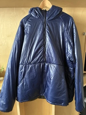 Enlightened Equipment Men's Torrid Hooded Ultralight Jacket Half Zip XXL Navy - Image 1 of 4