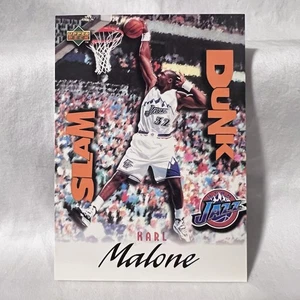Karl Malone 1997 Upper Deck Nestle Slam Dunk #SD17 Utah Jazz Basketball Card - Picture 1 of 2