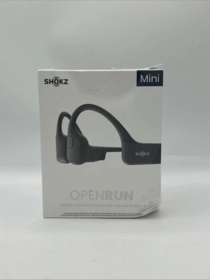 SHOKZ OpenRun Mini (AfterShokz Aeropex Mini) Bone Conduction Open-DAMAGED BOX - Image 1 of 4