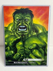 2024 Marvel Masterpieces XL Canvas #93 Hulk - Picture 1 of 2