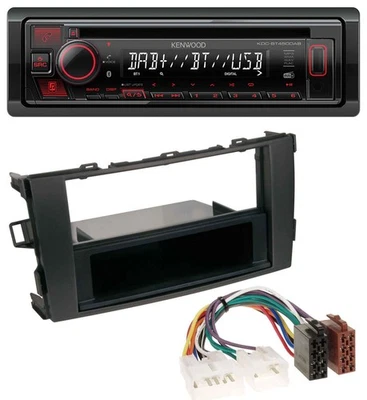 Kenwood MP3 CD USB Bluetooth DAB Autoradio für Toyota Auris (ab 2007) - Bild 1 von 4