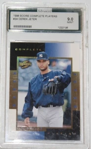 1998 Score Complete Players Derek Jeter GOLD #3A AGS 9 MINT - Yanks HOF - Picture 1 of 3