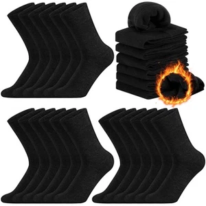12 Pairs Mens Thin Merino Wool Socks Lightweight Cozy Breathable Merino Wool ... - Picture 1 of 6