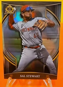 2023 Bowman Invicta Sal Stewart #BI-16 "Bowman Invicta" Cincinnati Reds Prospect - Picture 1 of 9