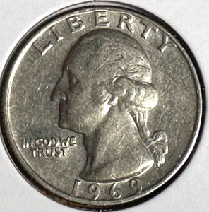 Washington Quarter 1969 - Imagen 1 de 4