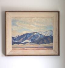 1950s Lee Randolph Impressionist Landscape Western Mountains Carmel California