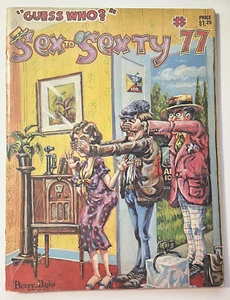 1976 Sex to Sexty Magazine ~ Vol 77 "Guess Who?" ~ Adult Humor Comic Cartoons - Picture 1 of 6