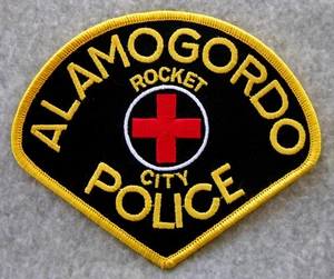 ALAMOGORDO, NEW MEXICO Police Patch ÄLTER, VERALTETE VERSION nie getragen! - Bild 1 von 2