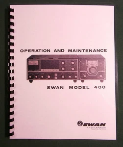 Manual de operaciones Swan 400: ¡con esquemas desplegables de 11" x 24" y cubiertas protectoras! - Imagen 1 de 1