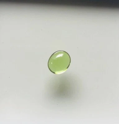2.45carat  Natural Peridot Oval Cabochon 7x8mm Good Quality Loose Gemstone. - Image 1 of 4