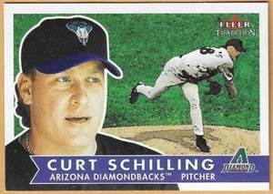 CURT SCHILLING ARIZONA DIAMONDBACKS #231 - FLEER TRADITION 2001 - Picture 1 of 2