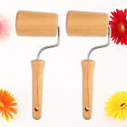 2 Pcs Bamboo Child Kitchen Roller for Rolling Pin