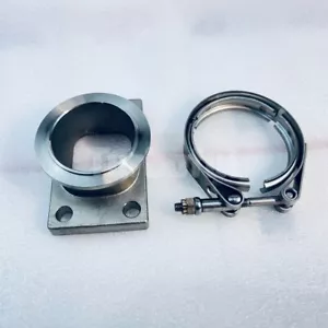 SUS310 Manifold Flange Turbo Adapter T3 V-Band For Garrett GT30R G25 G30 G35 - Picture 1 of 3