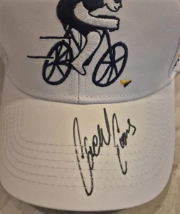*SIGNED* CADEL EVANS CAP/HAT AUSTRALIA TOUR DE FRANCE WINNER OLYMPICS - Picture 1 of 3