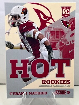 2013 Score Football Tyrann Mathieu Hot Rookies Card RC #44 Arizona Cardinals - Image 1 of 2