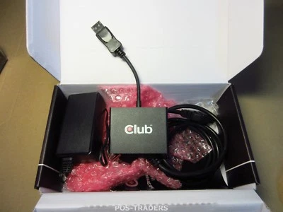 CLUB3D CSV-5300 Multi Stream Transport MST Hub DisplayPort 1.2 Triple Monitor - Bild 1 von 4