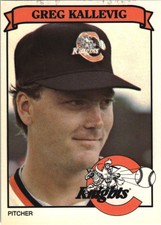 1989 Charlotte Knights Team Issue #16 Greg Kallevig