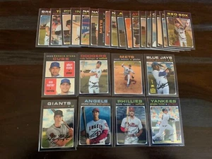 2020 TOPPS HERITAGE BLACK CHROME PARALLEL /999 - PICK ANY U WANT - FREE SHIPPING - Picture 1 of 47
