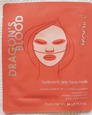 Rodial Dragon's Blood Hyaluronic Jelly Face Mask ~ Hydrate Tone ~ 34g Single Use - Image 1 of 4