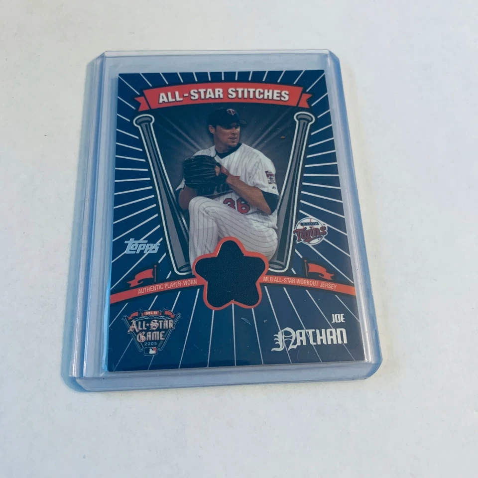 F82049  2005 Topps Update All-Star Stitches #JN Joe Nathan TWINS - Image 1 of 1