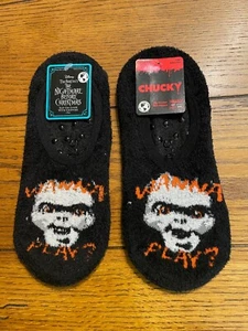 2 Black Wanna Play Slip-On Liner With Grippers 2 PAIR Size 4-10 Chucky - NWT - Picture 1 of 8