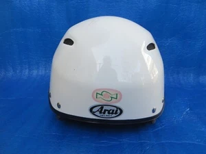 Arai NJS offizieller Keirin Track Helm M-Größe 57cm-58cm kostenloser Versand feste Ausrüstung - Bild 1 von 5