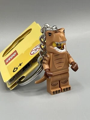 LEGO T. REX SUIT GUY Minifigura Llavero/Llavero, 854317/6550969, Nuevo con Etiquetas Foto 1 de 4