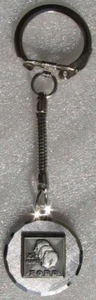 NOS 1953 FORD 25th ANNIVERSARY KEYCHAIN or WATCH FOB L@@K #AA614 - Imagen 1 de 5
