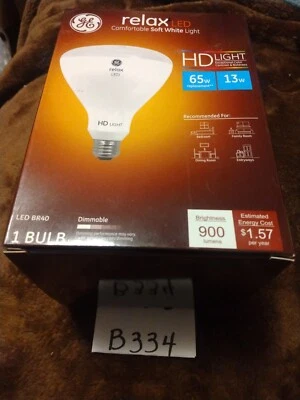 G E LED 224152 13W BR40 Relax Bulb - Soft White - Image 1 of 4