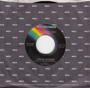 Lynyrd Skynyrd – You Got That Right / Ain't No Good Life 7" 45 - Picture 1 of 24