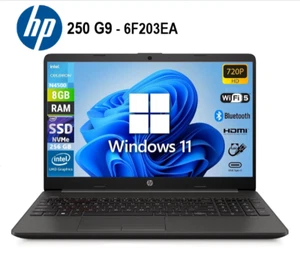 Notebook HP Intel N4500 8Gb Ram 256 Gb SSD Windows 11 H Laptop 6F203EA 15.6" hd - Afbeelding 1 van 9