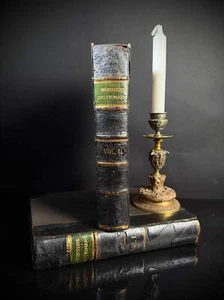 Antique Webster's Improved Dictionary of the English Language, Circa 1850s, 2-Vo - Picture 1 of 10