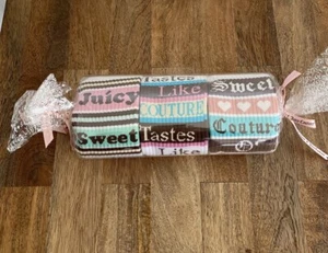 VINTAGE 2005 JUICY COUTURE TUBE SOCKS KNEE HIGH SET 3 PAIRS SPORT ATHLETIC NEW - Picture 1 of 3