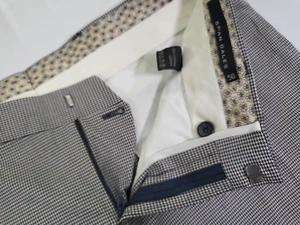 Brian Dales Anzughose für Herren Größe 50 (eigentlich 35 x 32) Hahnentritt (Hundetritt) - Bild 1 von 14