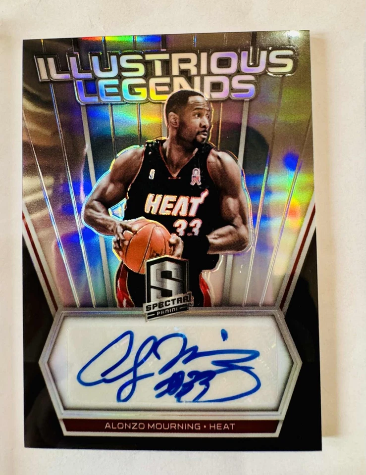 Alonzo Mourning 2017-18 Panini Spectra Illustrious Legends Autograph Auto /49 - Image 1 of 1