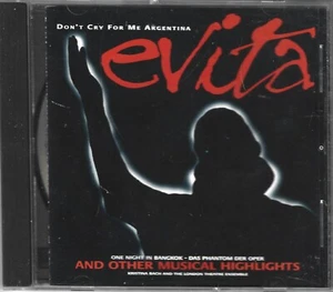 EVITA ~ KRISTINA BACH & THE LONDON THEATER ENSEMBLE - 14 TRACK CD ALBUM - Imagen 1 de 2