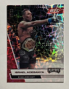 2021 Panini Chronicles Playoff UFC Israel Adesanya Asia Red Scope /88 - Picture 1 of 2
