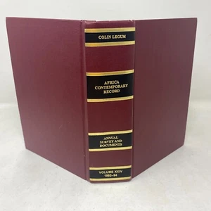 AFRICA CONTEMPORARY RECORD Vol. XXIV / 24 1992-1994 Colin Legum AFRICAN HISTORY - Picture 1 of 17