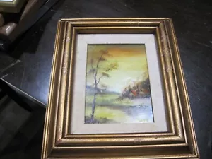 Eileen Aland Oil on Board Painting 10x12" - Picture 1 of 5