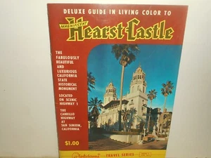 HEARST CASTLE Deluxe Guide in Living Color PLASTICHROME Travel Series Book 1960s - Picture 1 of 24